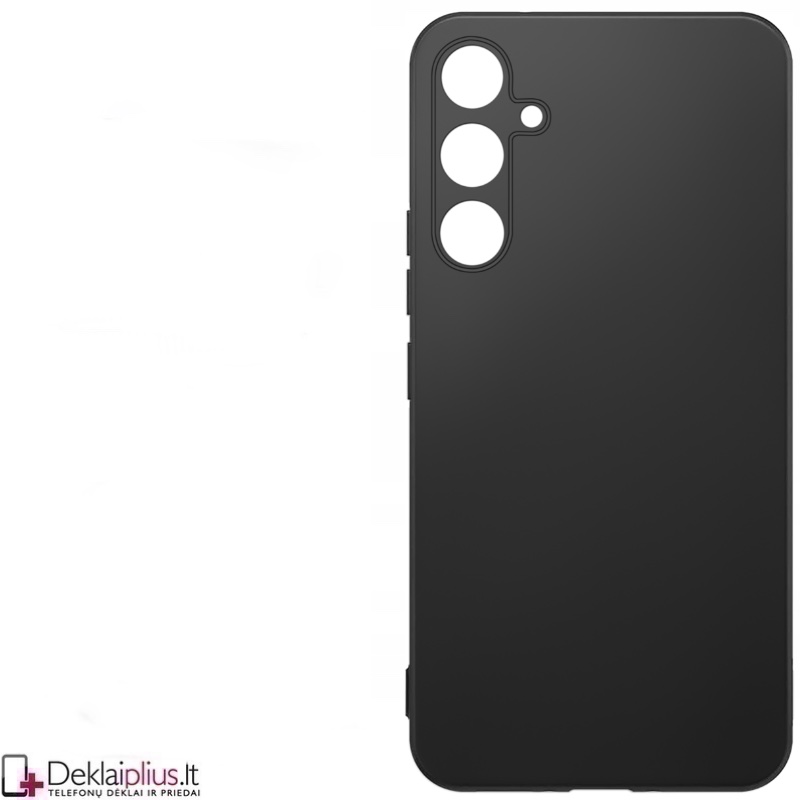 Silikoninis ploniausias dėklas su kameros apsauga - juodas (Samsung A35 5G) Silikoninis ploniausias dėklas su kameros apsauga - juodas (Samsung A35 5G)